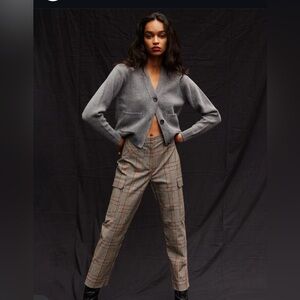Thakoon Plaid Cargo Trousers